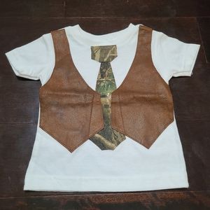 Little boys faux tshirt size 18 months